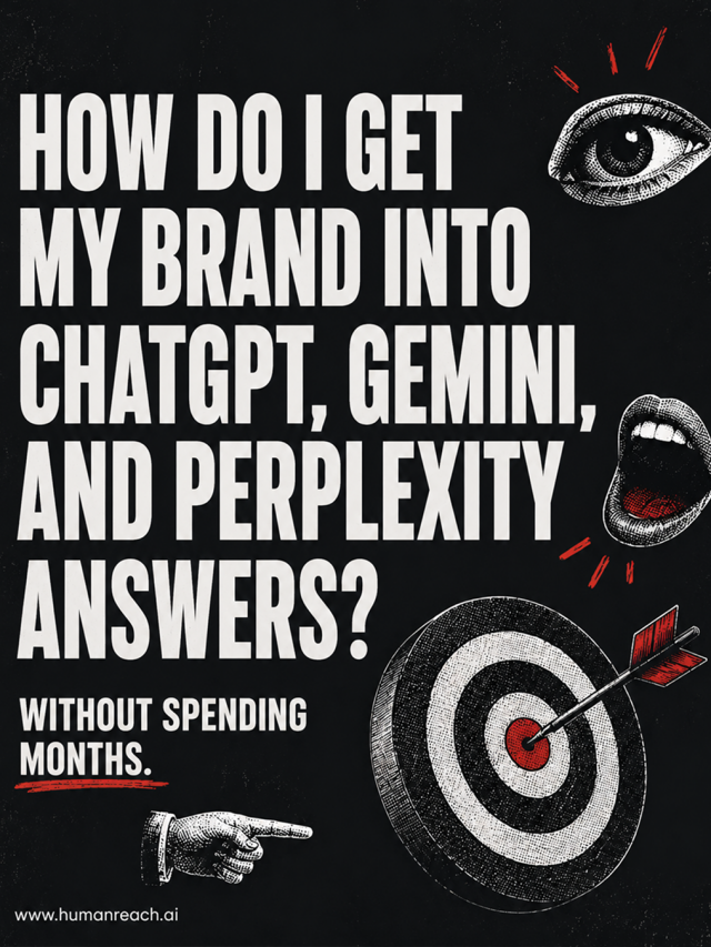 Stories 26 How do i get my brend into ChatGPT, Gemini, and Perplexity answers?