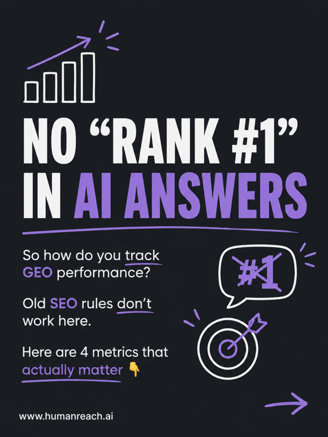 Stories 21 How to Track GEO Performance When AI Has No “Rank #1”