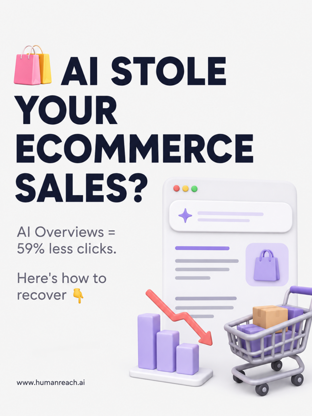 Stories 13 AI Stole Your Ecommerce Sales? Here’s How to Recover (2026 Guide)