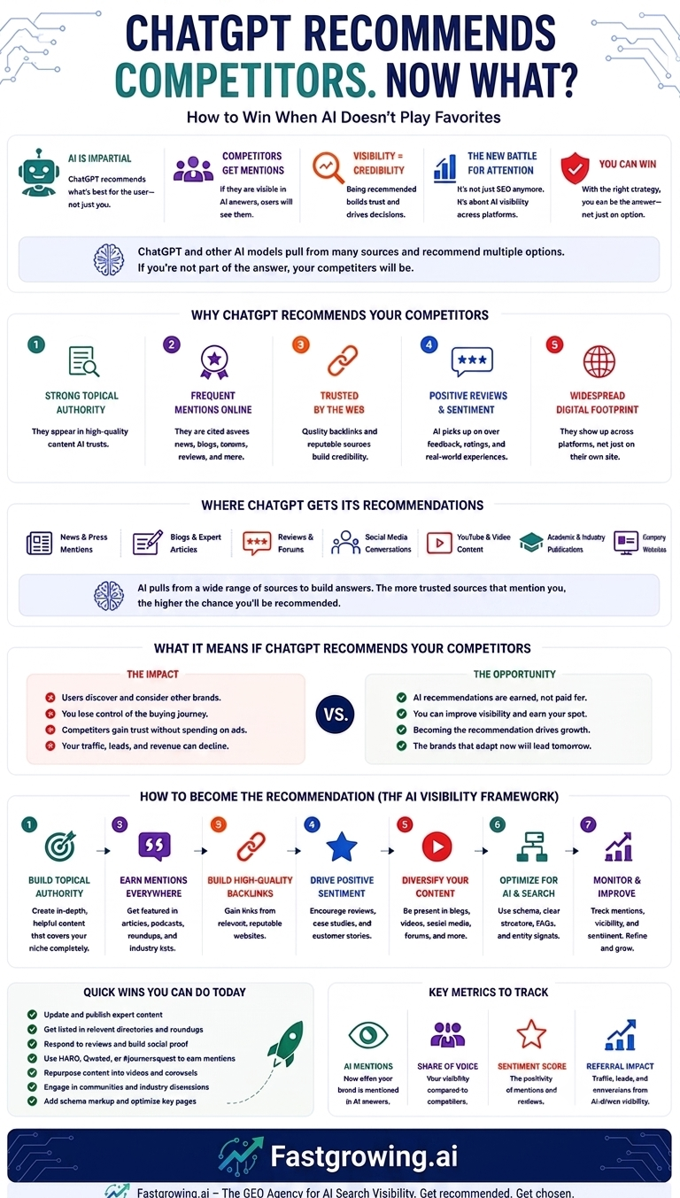 ChatGPT Recommends Your Competitors Infographic