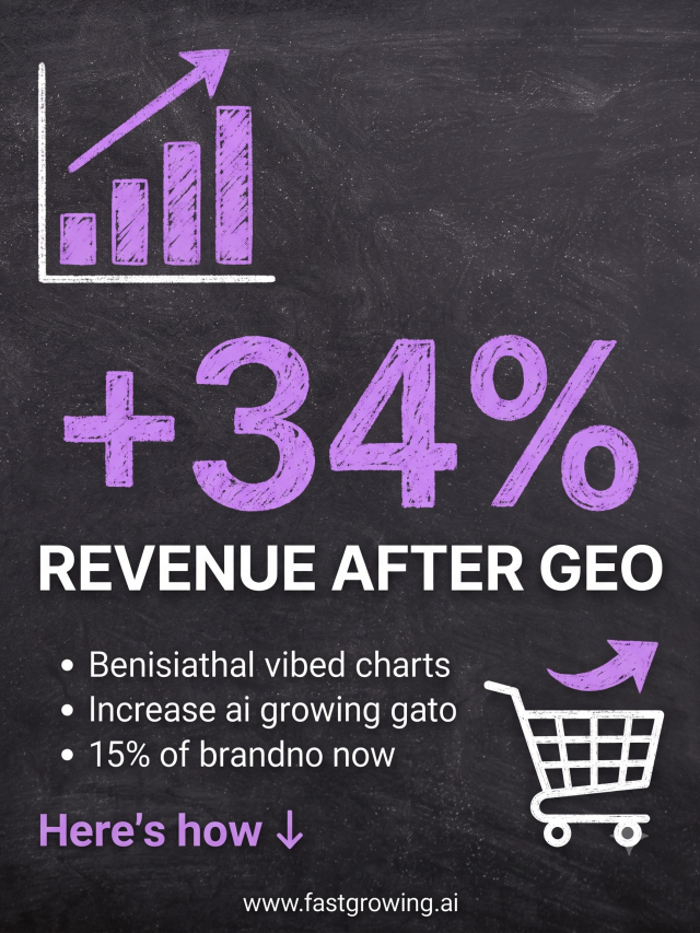 Stories 6 Ecommerce GEO Revenue Growth Case Study: 34% Increase in 6 Months