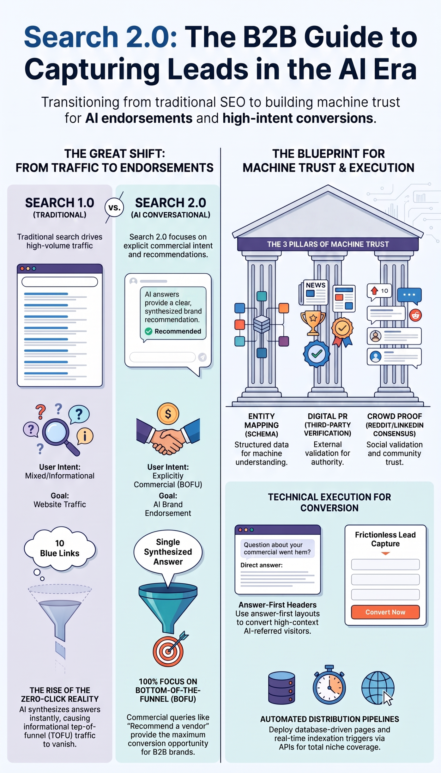 Search 2.0 Lead Generation Infographic